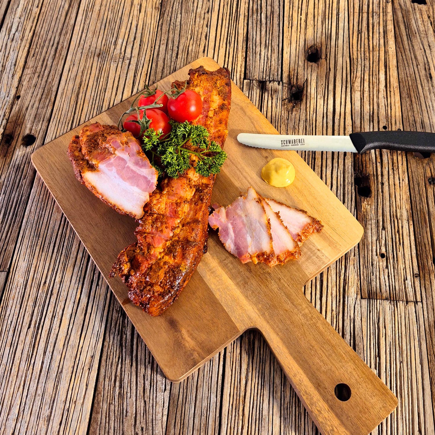 Frühstücksspeck am Stück
