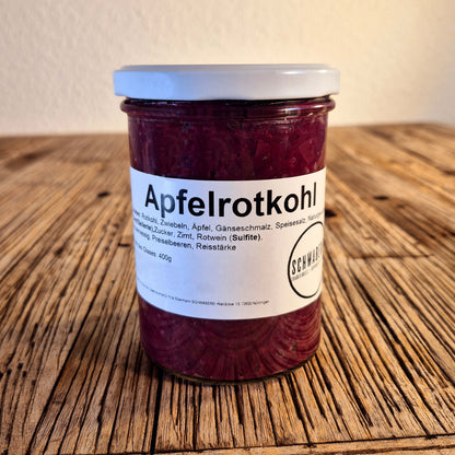 Apfelrotkohl